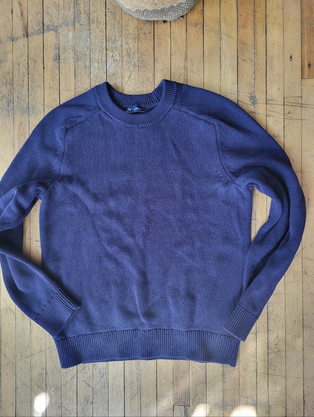 Men's Old Navy Navy Blue Cotton Crewneck Sweater Sz S